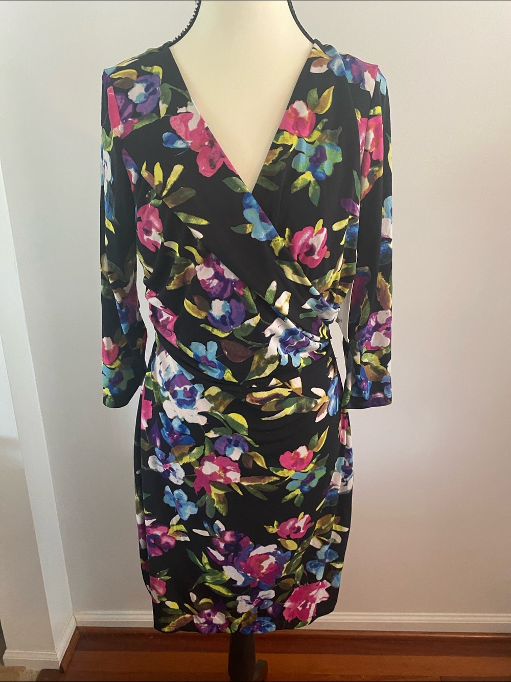 Boston Proper NWT size 14  Parisian floral dress